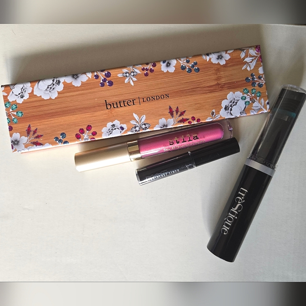 New Stila, Butter London, Trestique, & MAC Cosmetics Bundle Set 4 Piece